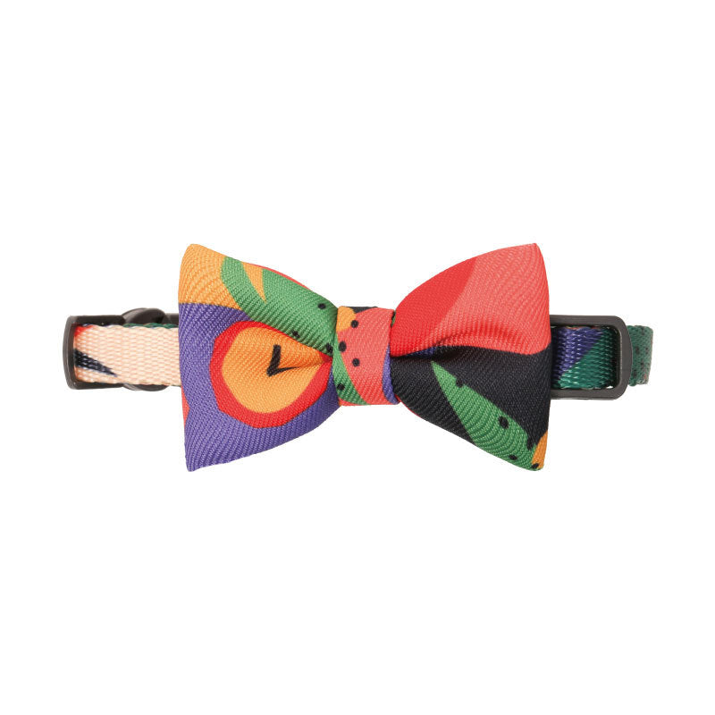 Kitty's diabolical bowtie cat collar