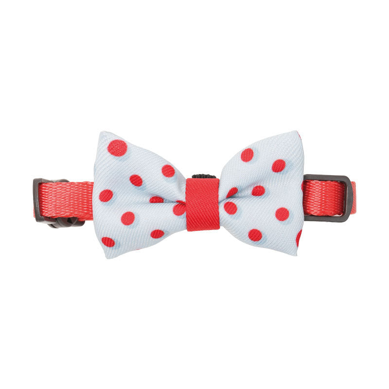 Kitty's diabolical bowtie cat collar