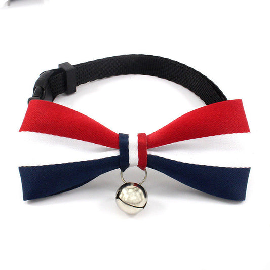 Kitty's bowtie bell collar