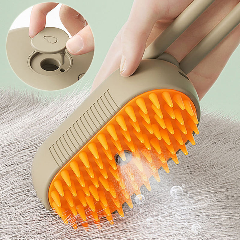 Kitty's steamy 3 In 1 Electric Spray Cat Hair Brushes For  Grooming