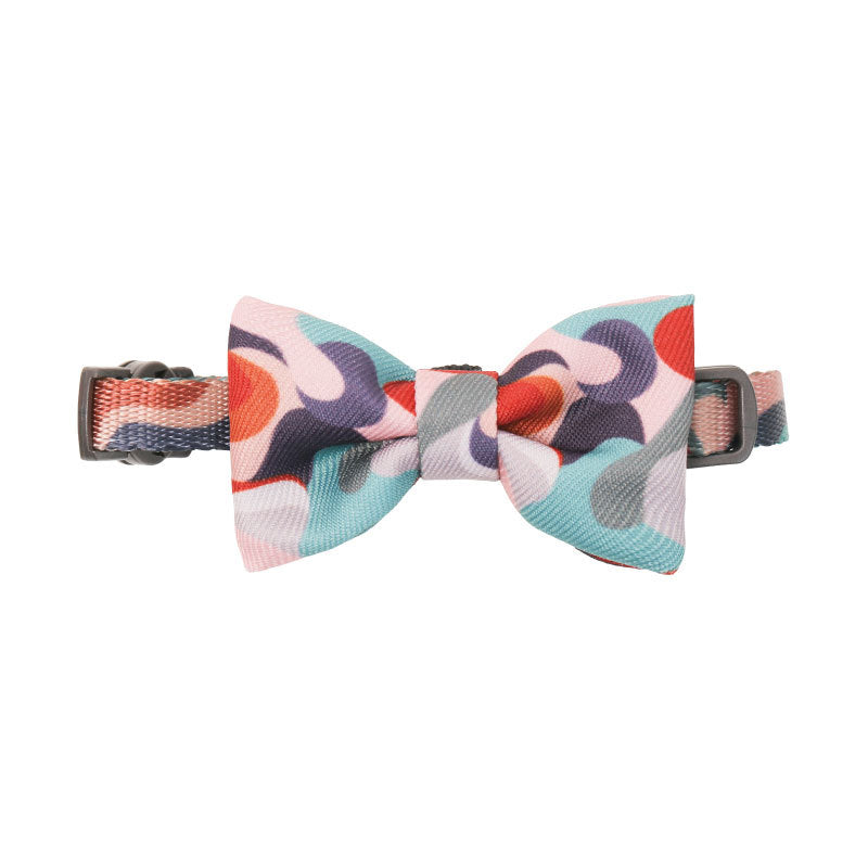 Kitty's diabolical bowtie cat collar