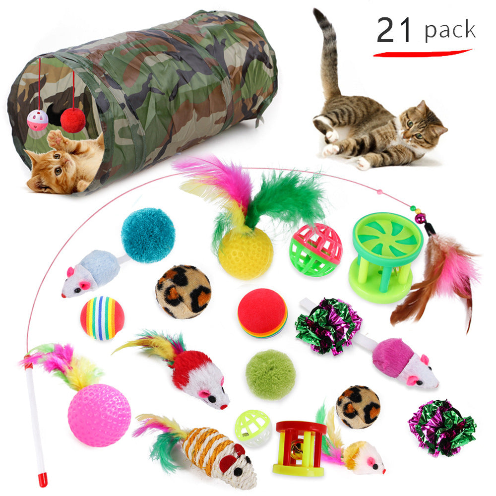 Kitty's bundle of toys