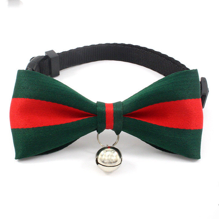 Kitty's bowtie bell collar